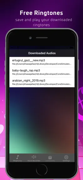 Game screenshot Ringtone Maker- Audio Recorder hack