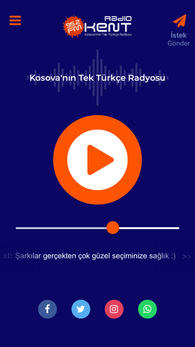 Kent Fm KOSOVA Screenshot