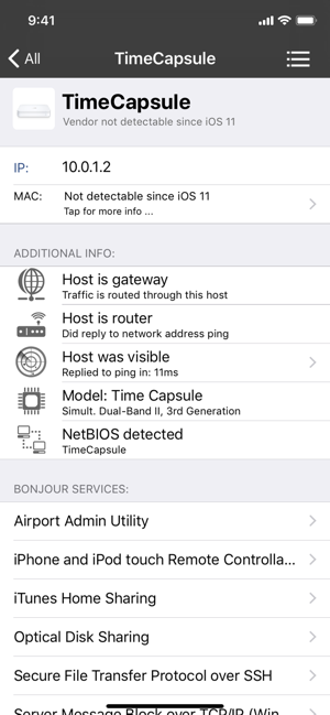 ‎iNet - Network Scanner Screenshot