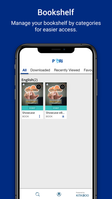 Screenshot #1 pour PORi eBook Reader