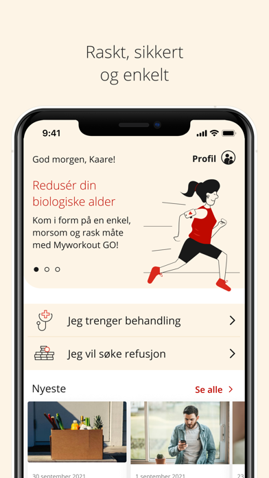Storebrand Bli Frisk Screenshot
