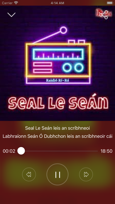 Raidió Rí-Rá Screenshot