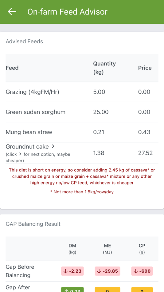 #7. On-farm Feed Advisor (iOS) 来自: International Livestock Research Institute