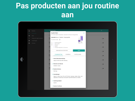 Skincare Routine iPad app afbeelding 7