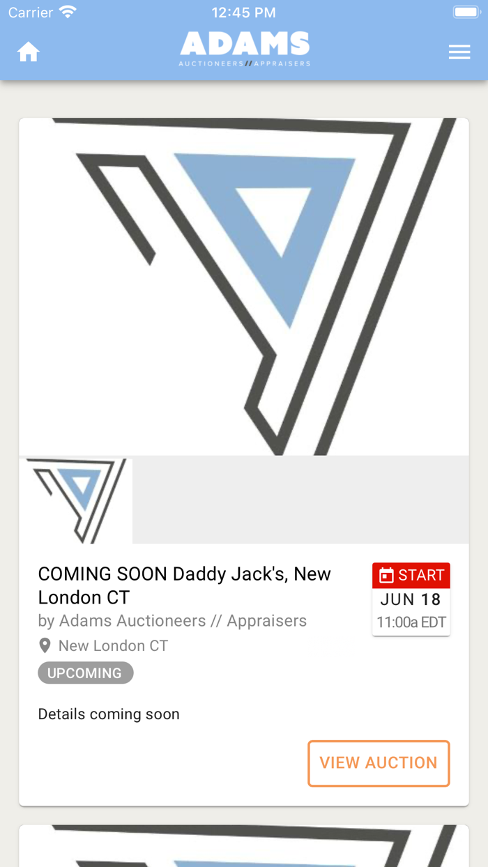 Adams Auctioneers and Appraisers