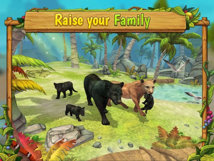Panther Family Sim  Jungle
