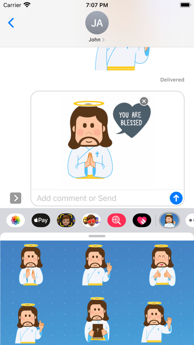 Jesus Stickers Animated Screenshot 4 - AppWisp.com