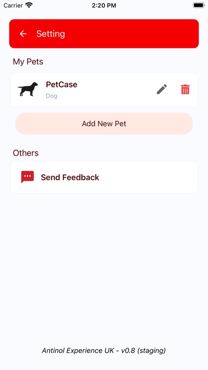 Antinol Pet Mobility Tracker screenshot-5