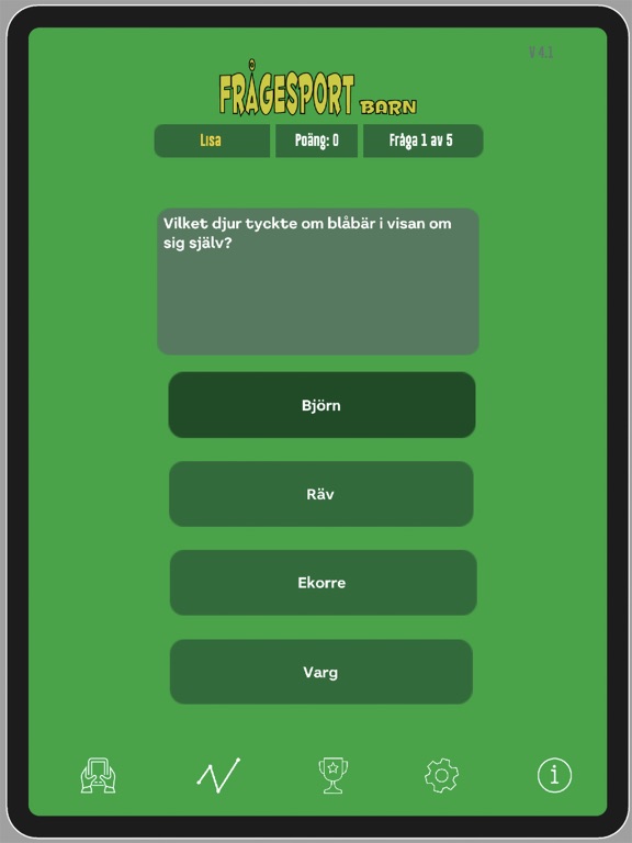 Screenshot #5 pour Frågesport Barn