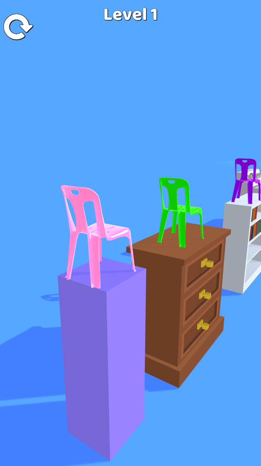 #3. Stacky Chair (iOS) Podle: Hasa Taner