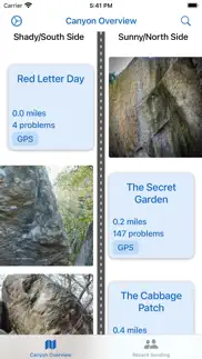 lcc bouldering guidebook iphone screenshot 1
