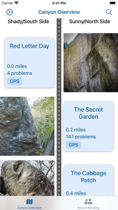 LCC Bouldering Guidebook Screenshot