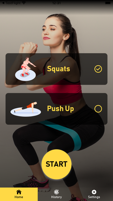 Screenshot #1 pour Fitness Counter and Tracker