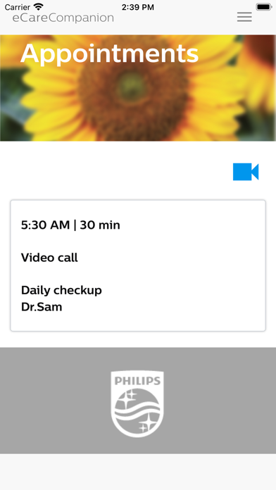 eCare Companion Screenshot