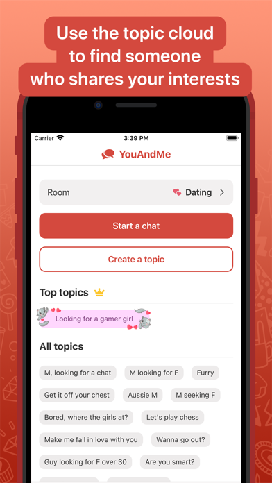 YouAndMe.chat Screenshot