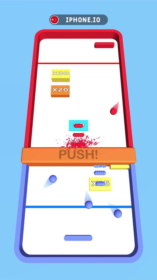 #3. Push Pong 3D (iOS) Podle: MARS BARS TOV