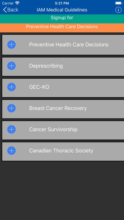 IAM Medical Guidelines screenshot-0