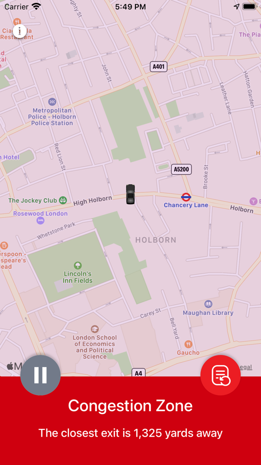 #1. Congestion Zone App (iOS) 由: London App Works