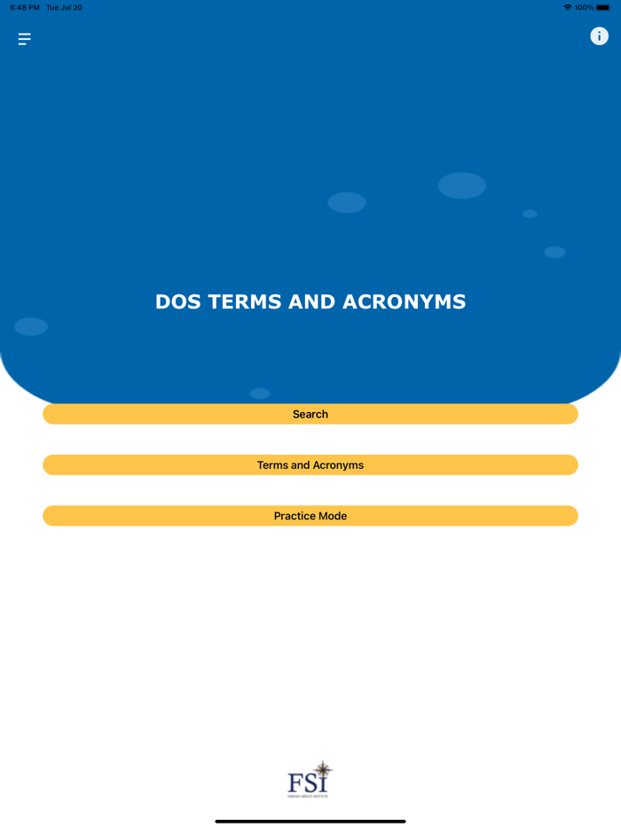 DOS Terms and Acronyms