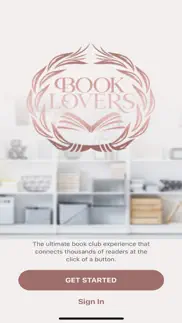 book lovers app iphone screenshot 1