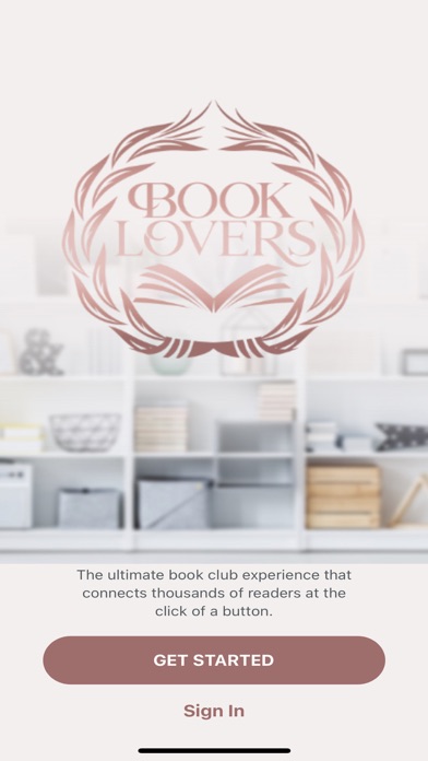 Book Lovers App Screenshot