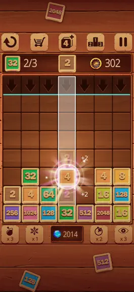 Game screenshot Merge Numbers : Wooden edition apk