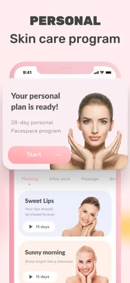 Game screenshot Face yoga: Facespace. Skincare apk