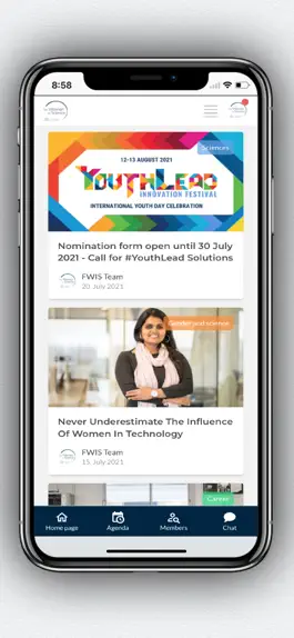 Game screenshot For Women in Science Community apk