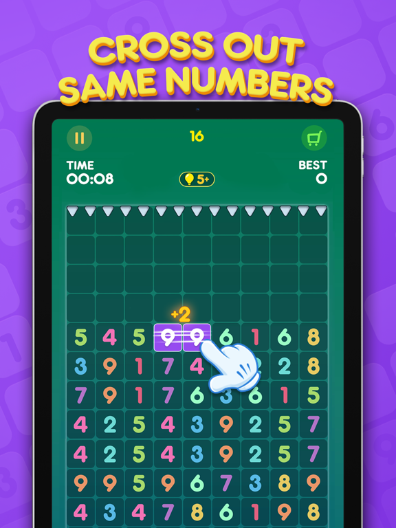 Screenshot #4 pour Ten Pair - A Number Match Game