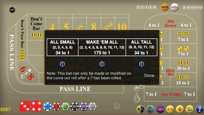 Craps Deluxe screenshot1