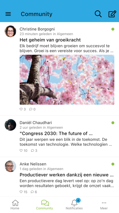 Parkinson Vereniging Screenshot