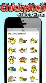 chickymoji stickers iphone screenshot 3