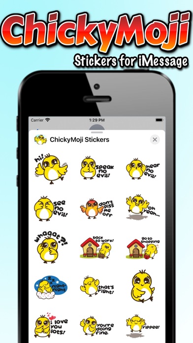 ChickyMoji Stickers Screenshot