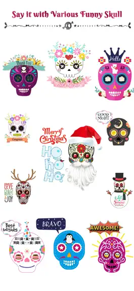 Game screenshot Animated Funny Skull Emoji mod apk