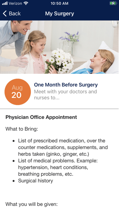 Kaweah Health Surgery Screenshot