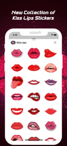 Sexy Kiss Lips Stickers screenshot #2 for iPhone