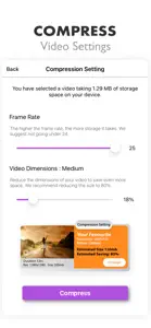 Video Compressor Compact Video screenshot #6 for iPhone