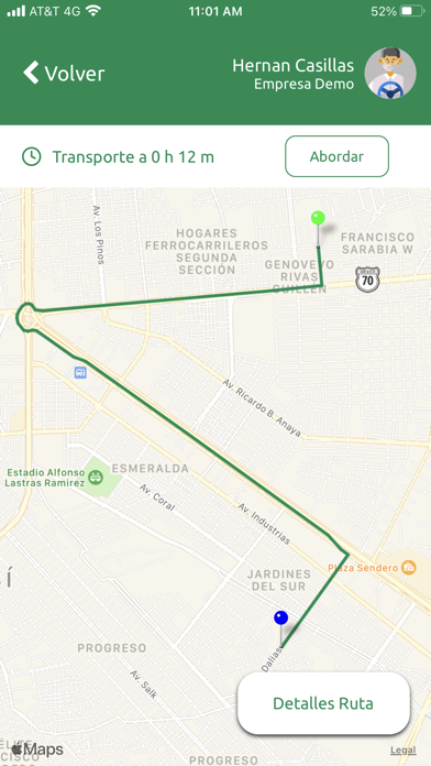 TP GPS Screenshot