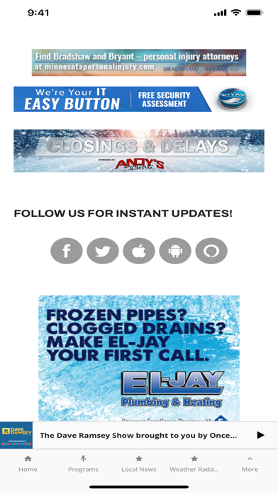 KNSI Radio AM 1450 & FM 99.3 Screenshot