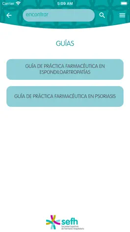 Game screenshot SEFH-Guías práct. farmacéutica apk