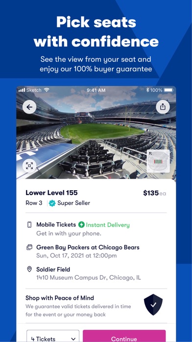 How to cancel & delete Vivid Seats | Buy Tickets from iphone & ipad 4