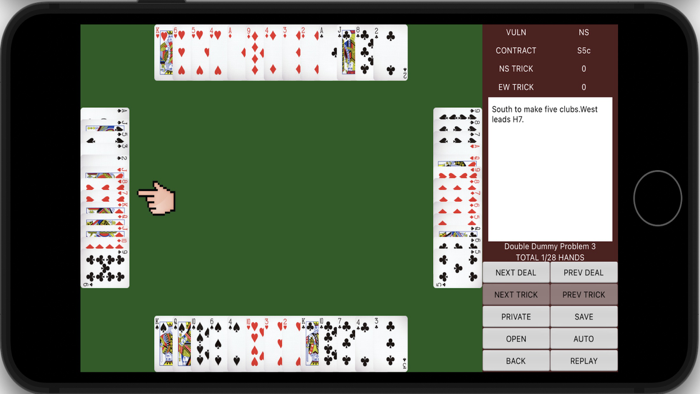 Double dummy problems