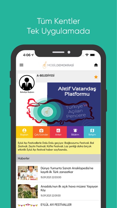Mobil Demokrasi Türkiye Screenshot