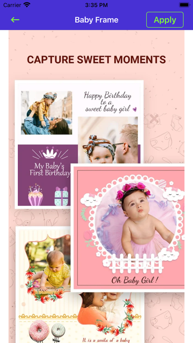 Baby Pics & Baby Photo Editor Screenshot