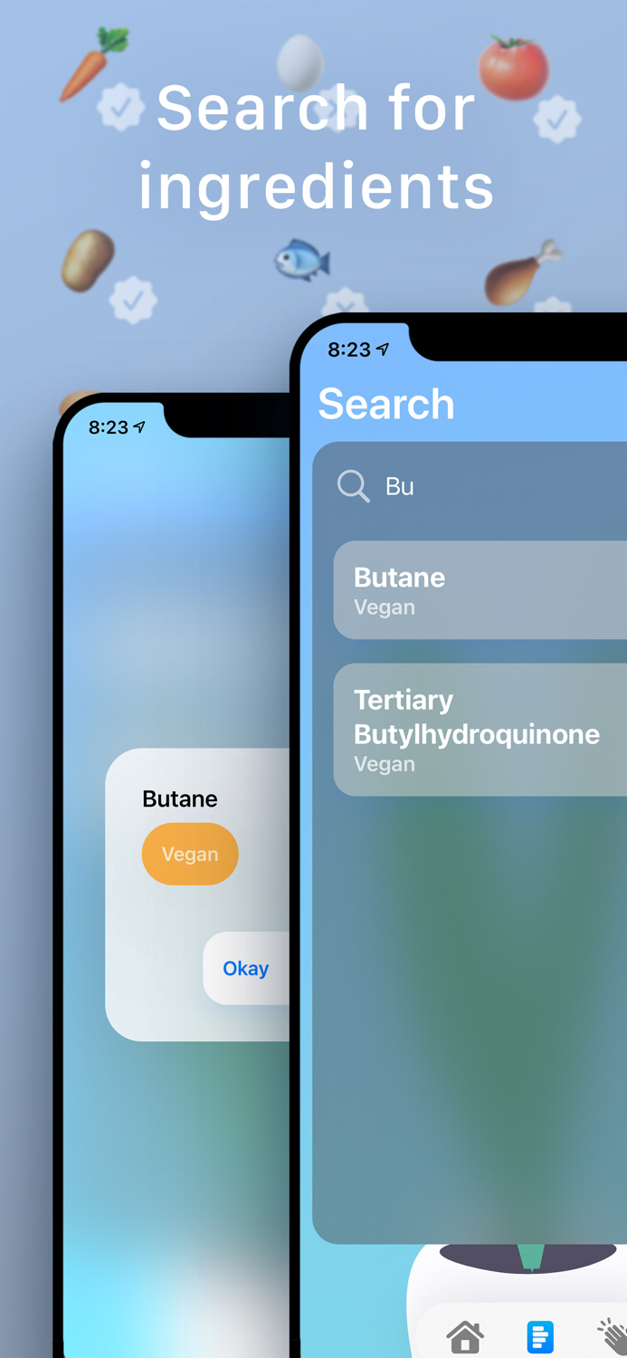 Fresher - Scan for vegan food