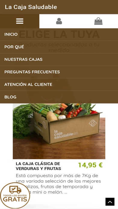 La caja saludable Screenshot