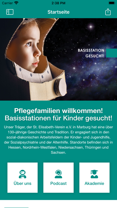 Pflegefamilien Hessen Screenshot