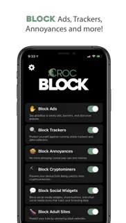 crocblock - safari ad-blocker iphone screenshot 3