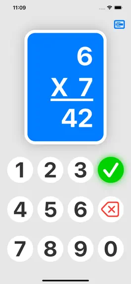 Game screenshot Simple Tables: 0-12 Flashcards apk