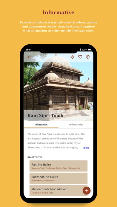 Ahmedabad Heritage App Screenshot